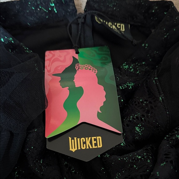 Universal Black and Green Kids Casual Dress - Picture 3 of 5